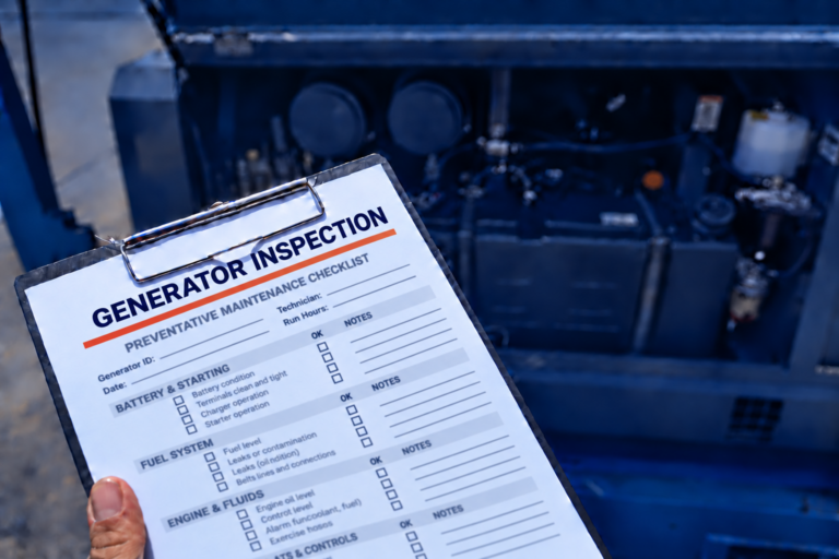 Power outage generator preparedness checklist